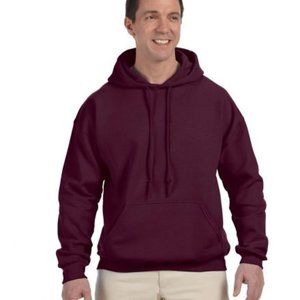 Gildan Hooded 50/50 Sweatshirt Maroon